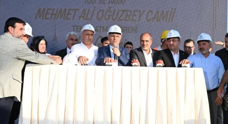 100. Yıl Kent Parkı’nda Cami İçin İlk Adım