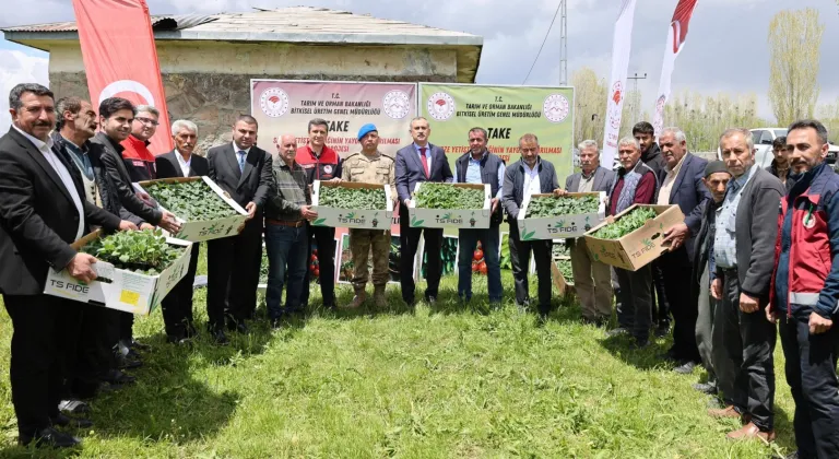 Ağrı Valiliği’nden Aşkale'ye 100 bin fide desteği