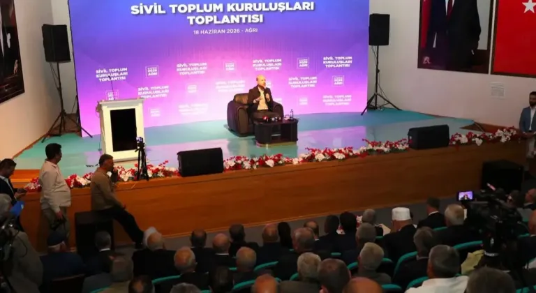 Ağrı Valisi Önder Bozkurt, Bilal Erdoğan’ın katıldığı STK toplantısında