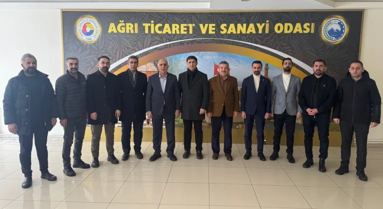 Ağrı’da mali müşavirlerden ATSO’ya ziyaret