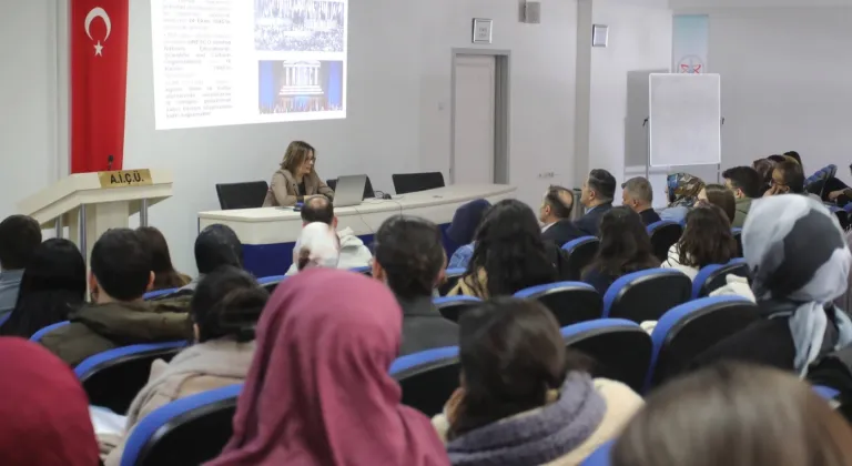 AİÇÜ’de 'Kültürel Miras ve UNESCO' konferansı