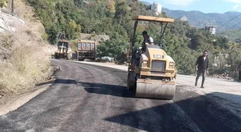 Alanya Kırsalında Yoğun Çalışma Sürüyor