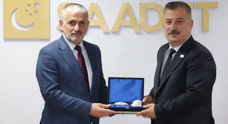 Anahtar Parti'den Saadet Partisi'ne ziyaret