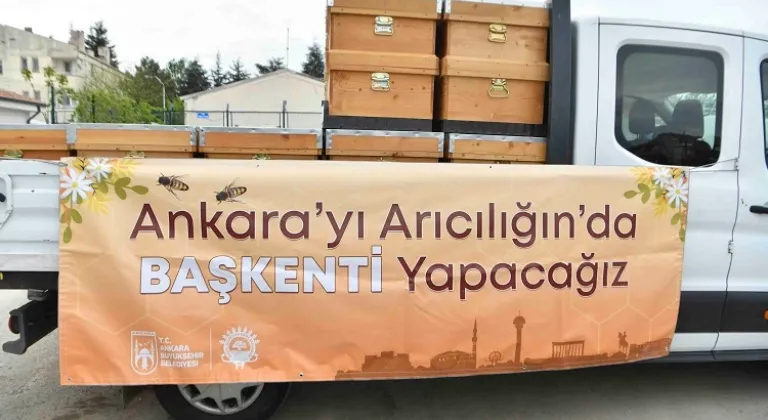 Ankara Büyükşehir'den arıcılara kovan desteği