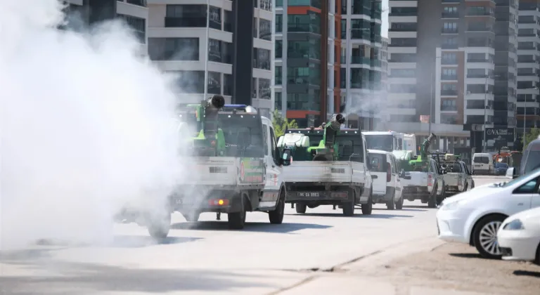 Ankara Keçiören'de 7/24 ilaçlama seferberliği