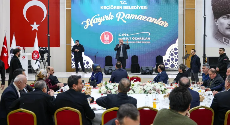 Ankara Keçiören’de berber esnafıyla Ramazan buluşması