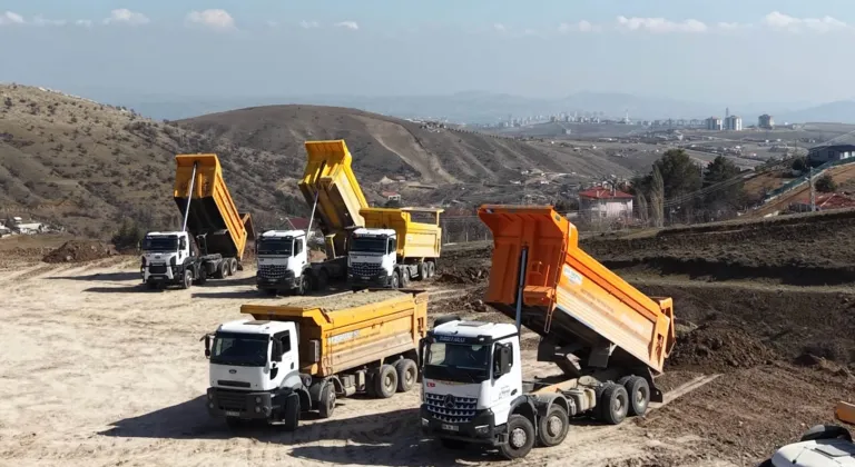 Ankara Keçiören’de dron destekli hafriyat kamyonu denetimi