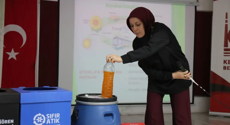 Ankara Keçiören'de öğrencilere çevre bilinci eğitimi