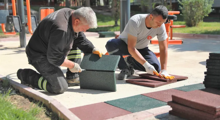 Ankara Keçiören’de parklar yenileniyor
