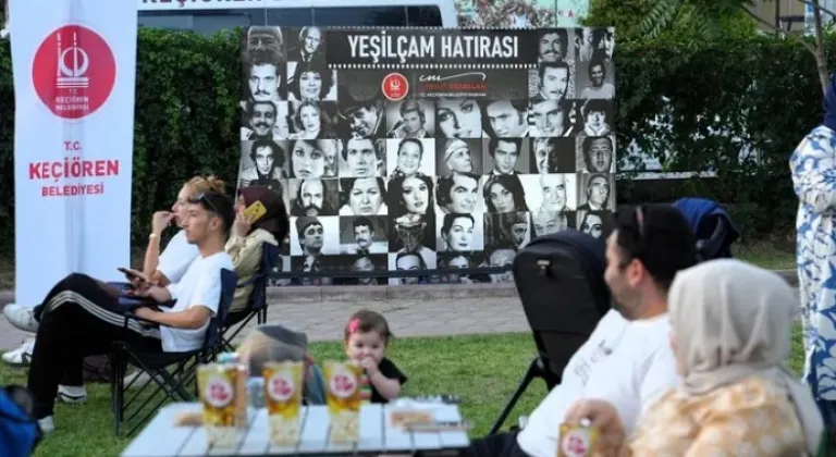 Ankara Keçiören’de Yaz Akşamları Yeşilçam Filmleriyle Canlanıyor
