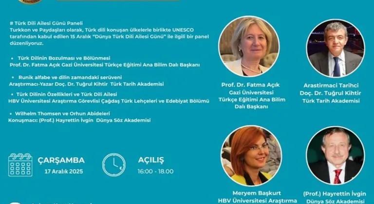 Ankara Kent Konseyi’nde Dünya Türk Dili Ailesi Günü paneli düzenlenecek