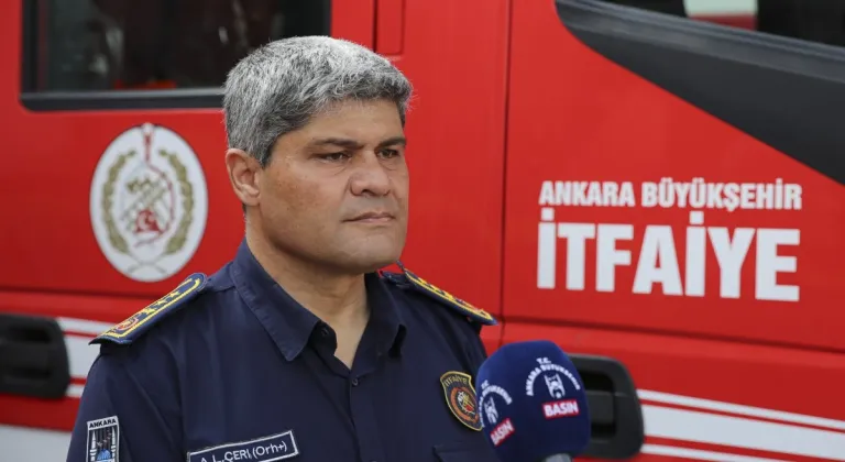 Ankara’da 49 İtfaiye İstasyonu 7/24 Görev Başında
