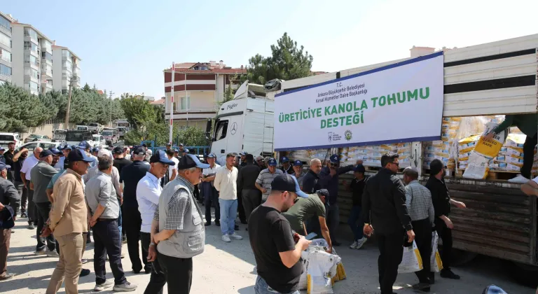 Ankara’da çiftçilere yüzde 50 hibeli kanola tohumu desteği