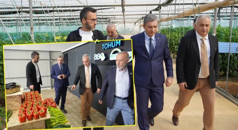 Antalya Valisi Şahin’den ANAMAS Tohum’a ziyaret