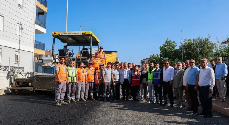 Antalya Yeniköy’de asfalt çalışmaları başladı