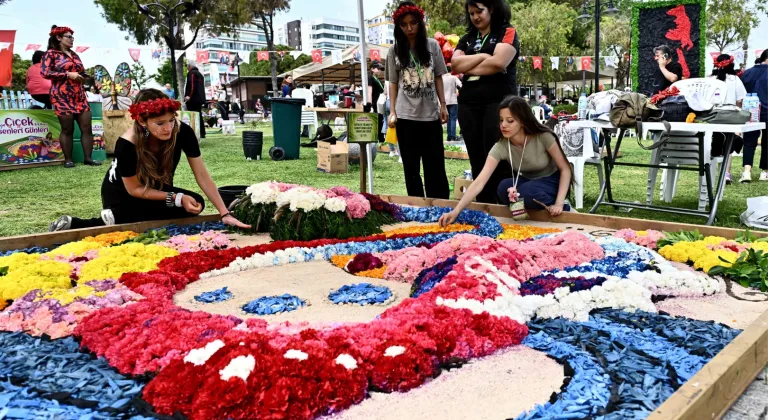 Antalya’da 130 bin çiçekle renkli rekabet