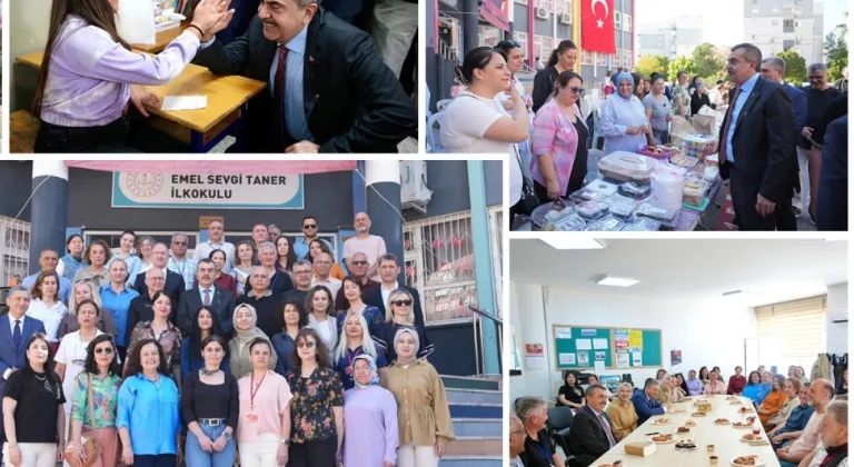 Antalya'da Bakan Tekin'den okul ziyareti