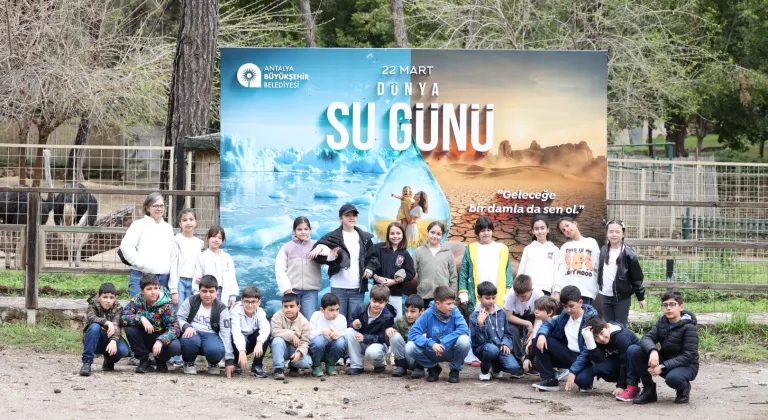 Antalya'da Dünya Su Günü’nde çocuklara eğlenceli eğitim