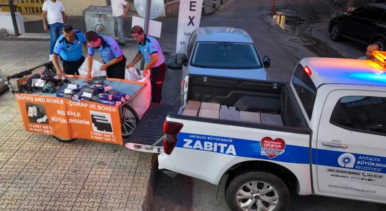 Antalya’da Kaldırım İşgallerine Sıkı Denetim