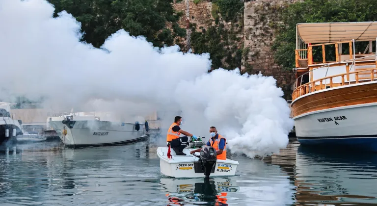 Antalya’da sahil bandında vektörle mücadele