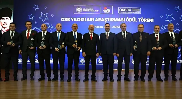 AOSB firmaları 6 kategoride 11 ödül kazandı