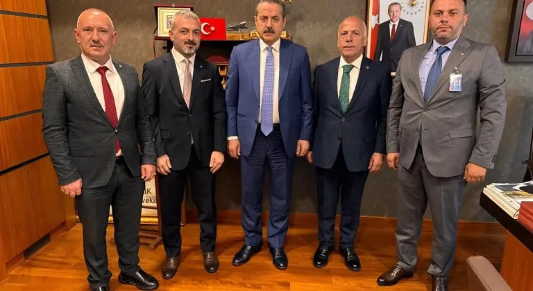 Artvin Ticaret Borsası’ndan Milletvekili Faruk Çelik’e ziyaret