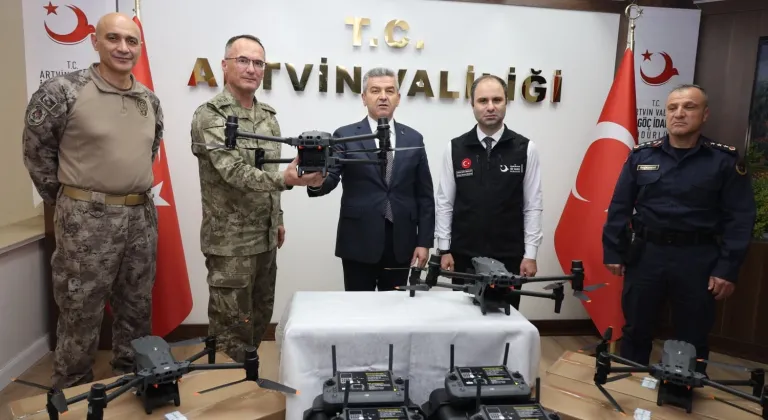 Artvin’de 4 termal drone göreve başladı