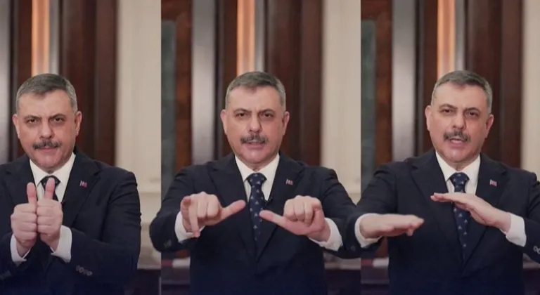 Bakan Çiftçi’den özel işaret dilli mesaj... 