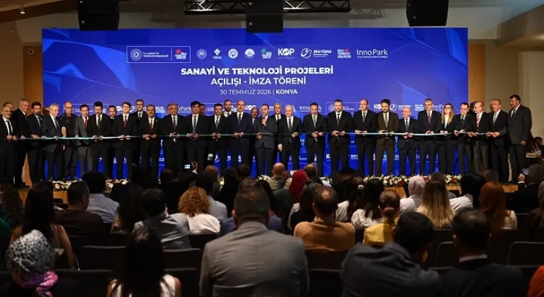 Bakan Kacır Konya’da Proje İmza ve Açılış Törenine Katıldı