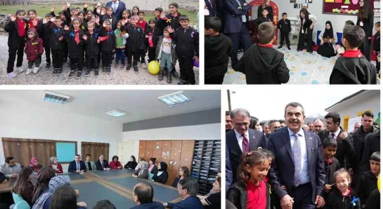 Bakan Tekin, Van'da ilkokul öğrencileriyle buluştu