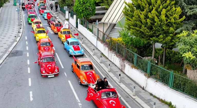 Bakırköy’de 23 Nisan Coşkusu Vosvos Kortejiyle Taçlandı