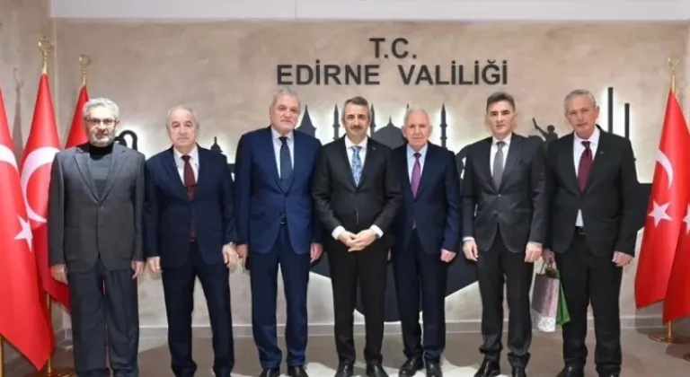 Balkan Liderlerinden Edirne Valisi Sezer'e Ziyaret