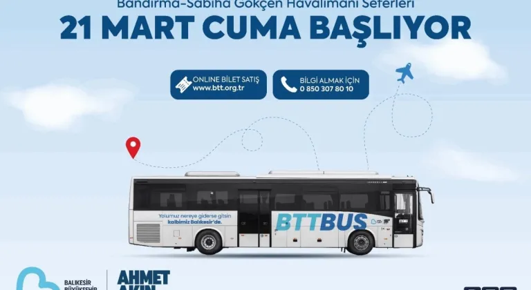 Bandırma’dan Sabiha Gökçen’e Ulaşım Kolaylaşıyor