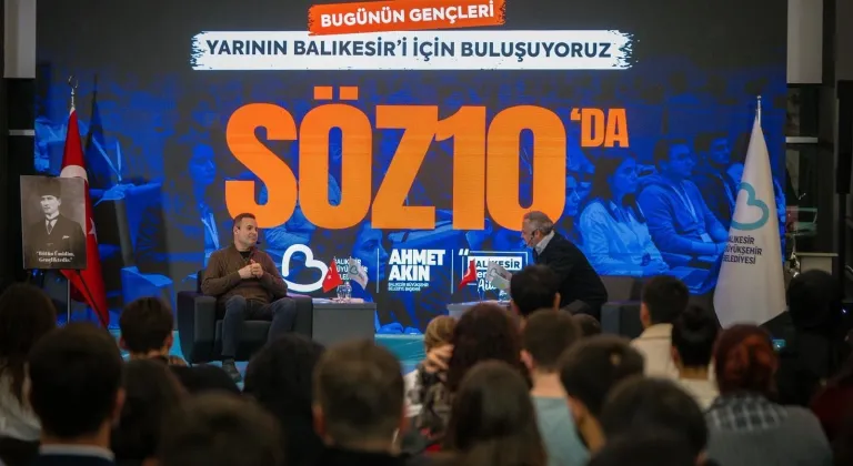 Başkan Akın gençlerle Balıkesir’in yarını için buluştu
