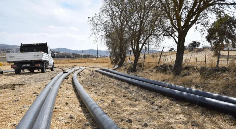 Başkan Akın, Hacıhüseyin’e Yeni İçme Suyu Hattını Duyurdu