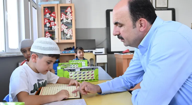 Başkan Altay, Minik Kur’an Talebeleriyle Buluştu