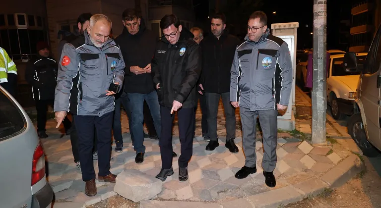 Başkan Yazıcıoğlu’ndan gece mesaisi