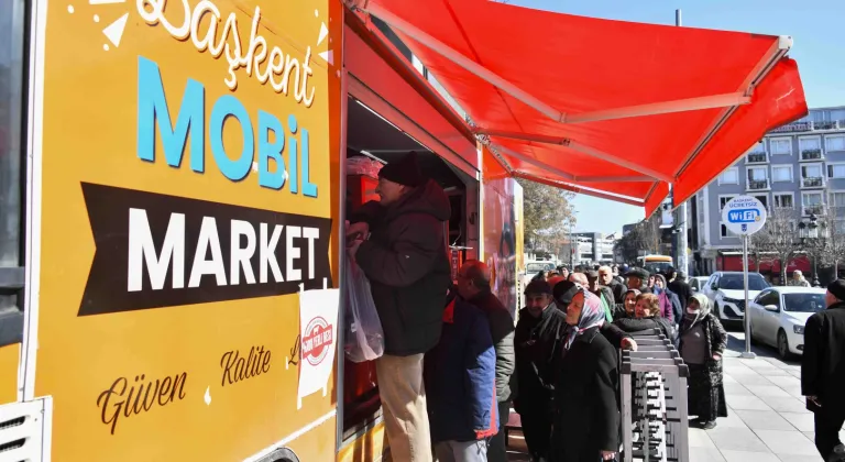 Başkentliler mobil marketlerde yerli etle buluşuyor
