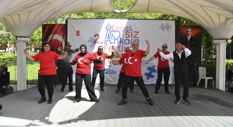 Başkent’te engel yok, şenlik var