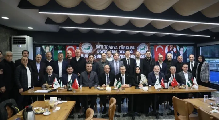 Batı Trakya Türkleri Bursa’da bayramlaştı