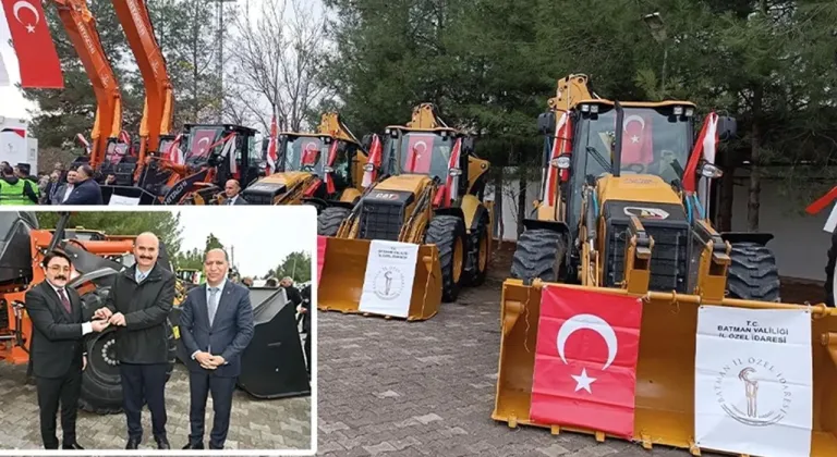 Batman il özel idareye 171 milyonluk araçlar