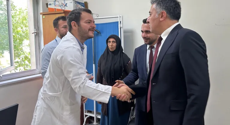 Batman Kozluk'ta sağlık hizmetlerine yakın mercek