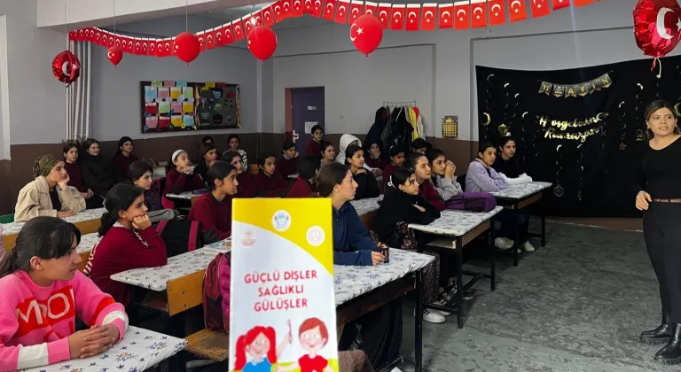Batman Sason’da öğrencilere sağlık ve bilinçlendirme eğitimi