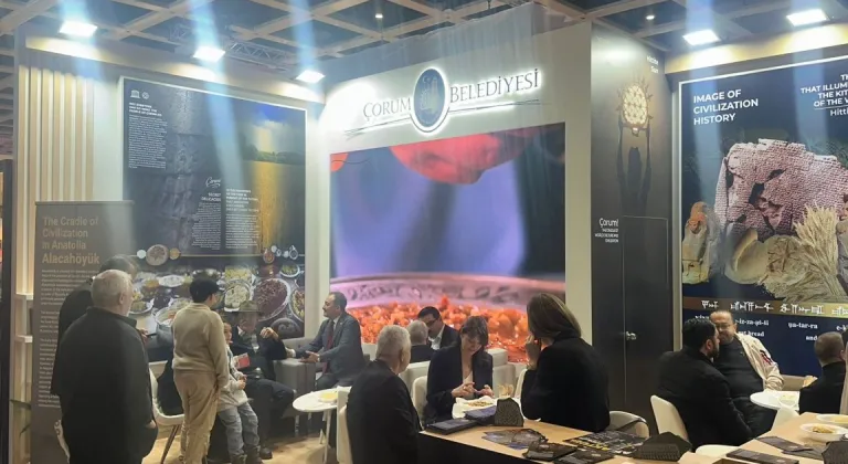 Berlin’de Çorum standına büyük ilgi