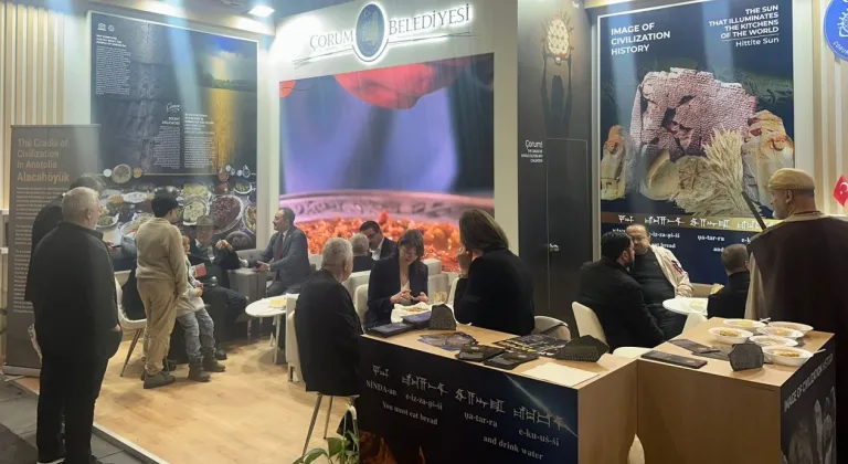 Berlin’de Çorum standına büyük ilgi