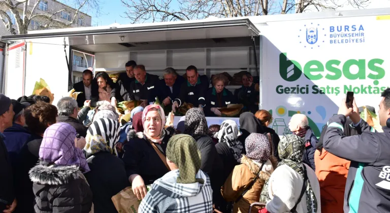 BESAŞ pideleri Yenişehirlilere dağıtıldı