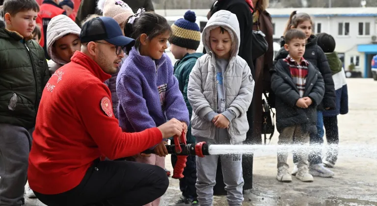 Bilecik Bozüyük’te miniklere yangın bilinci eğitimi
