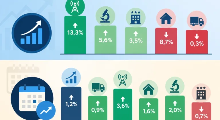 Bilgi ve İletişim Sektörü Şubatta Yine Lider