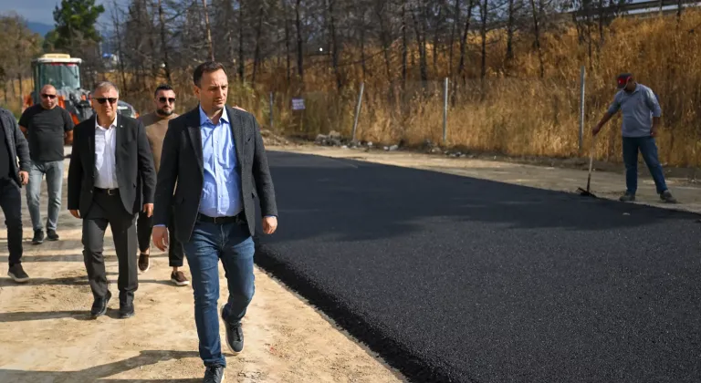 Bornova’da 6203 Sokak’a Yeni Asfalt