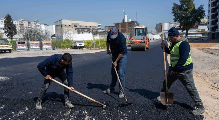 Bornova’da yol çalışmaları hız kesmiyor